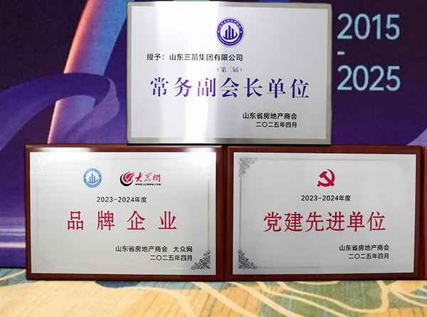 山東三箭集團參加第十屆山東省房地產業 高質量發展研討會并獲多項榮譽稱號
